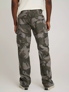 Pantalon de travail camouflage léger pour homme, coupe ample, taille mi-haute, style cargo, pour les ouvriers du bâtiment - Product Image 2