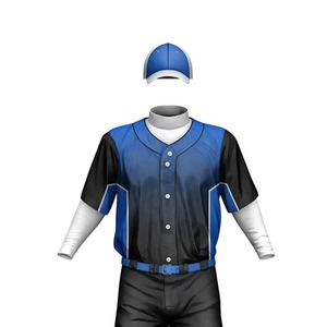Custom OEM Service Latest Design Regular Fit <b>Men</b> Baseball Uniform Sportswear Heat-Transfer Sublimated Baseball Uniform Sets <b>Men</b> - Product Image 4