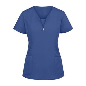Cotton Polyester Sets High Quality Custom <b>Scrubs</b> Nursing Uniform Premium Quality <b>Scrub</b> <b>Tops</b> For Women <b>Scrub</b> Uniform - Product Image 5