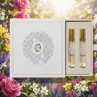 Set de 2 brumas corporales de 10 ml, tamaño viaje, caja de regalo con ingredientes naturales, venta al por mayor OEM