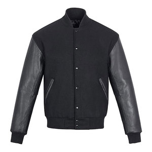 Customizable Varsity <b>Jacket</b> Baseball Letterman Premium Wool Leather <b>Canvas</b> Unisex Basketball <b>Jacket</b> Breathable Classic College - Product Image 1