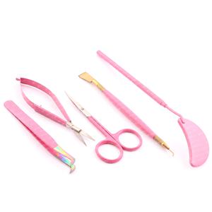 Pince à épiler japonaise en acier inoxydable pour extension de cils, prise en diamant facile, pointe pointue et courbée à 90 degrés - Product Image 3