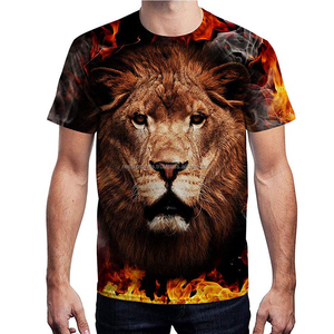 T-shirt tendance à col rond pour homme, en coton léger, imprimé numériquement, séchage rapide, avec logo personnalisé, style streetwear, idéal pour l'été - Product Image 3
