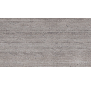 Panel de Pared de MDF con Aspecto de Travertino Gris Rayado, Revestimiento de Pared Interior Minimalista - Product Image 1