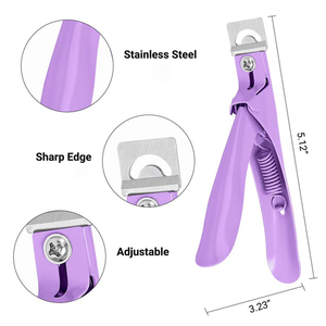 Coupe-ongles professionnel en acier inoxydable à lame courbée, outil de manucure très vendu - Product Image 2