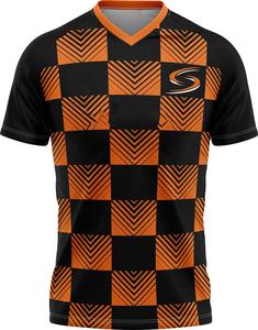 ชุดเสื้อฟุตบอลของผู้ชายสำหรับ2023ชุดเสื้อฟุตบอลแบบเรียบพิมพ์โลโก้แบบออกแบบได้ตามต้องการพร้อมกางเกงขาสั้น - Product Image 6