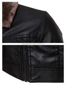 Chaqueta de cuero para hombre, diseño único, superventas, precio económico, chaqueta de invierno elegante y ajustada de alta fabricación para hombre - Product Image 2