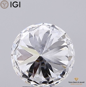 Diamant de laboratoire CVD certifié IGI, 2,50 carats, 8,63 mm, couleur E, clarté VVS1, taille ronde, pour centre de bague statement - Product Image 4