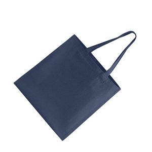 Sac fourre-tout en toile de coton uni, grande capacité, avec longues poignées, pour impression DIY - Product Image 2