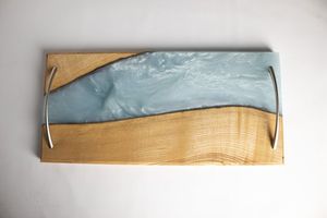 Bandejas Decorativas de Resina Epoxi y Madera, Diseño Recién Elaborado, Bandejas de Madera y Resina, Bandejas de Epoxi a un Precio Muy Accesible - Product Image 3