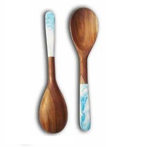 Juego de cubiertos de diseño moderno, herramienta para cortar queso, hecho a mano en India, mango de madera, juego de cubiertos niquelados, venta al por mayor - Product Image 4