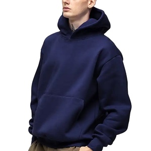 Alta calidad 100% algodón Streetwear caja de doble capa Sudadera con capucha personalizada 500 Gsm peso pesado francés Terry sudaderas con capucha de gran tamaño hombres 2026 - Product Image 2