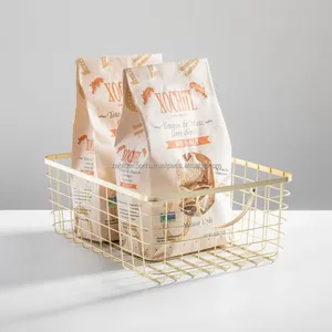 Rustic Handmade Metal <b>Basket</b> Organizer Farmhouse Decor Kitchen Cabinet Storage with Stands Foldable <b>Dishwasher</b> & Oven Safe Zahid - Product Image 1