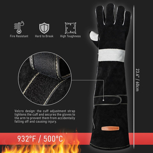Gants de sécurité en cuir synthétique enduit de latex respirant, en grande quantité, de qualité supérieure, gants de travail de protection en cuir - Product Image 5