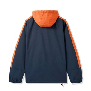 Chaqueta Cortavientos Impermeable Ligera con Logotipo Personalizado al por Mayor para Hombre, Chaquetas Cortavientos Transpirables con Cremallera y Capucha - Product Image 2