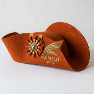 Top Quality Admiral Bicorn Napoleon Costume Hat for Adults Napoleon Uniform Wool Hat With Custom Color Lace Bicorne Hat - Product Image 5