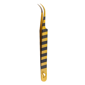 Pince à épiler professionnelle de haute qualité Stahlmann Pro avec logo personnalisé, en acier inoxydable, lisse et dentelée, durable, prise en main parfaite - Product Image 1