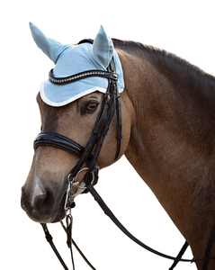 Bonnet anti-bruit en polyester et coton de qualité supérieure pour l'équitation, masque anti-mouches tendance pour chevaux - Product Image 5