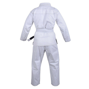 White BJJ Kimono for <b>Boys</b> Children Martial Arts Wear Durable Cotton Gi Regular Fit In-Stock Items New Design - Product Image 2