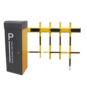 Barrera de Seguridad con Brazo Telescópico Automático de 1-6m, Control Remoto, Sistema de Puerta para Estacionamiento - Product Image 1