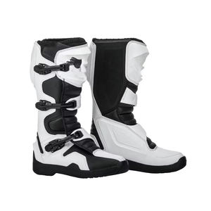 Prix d'usine – Bottes de moto pour homme, modèle de course, meilleur design, chaussures de moto en cuir véritable, bottes de course imperméables - Product Image 1