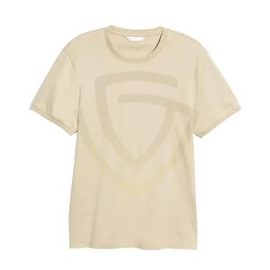 T-shirt pour homme en coton 100% de haute qualité, coupe classique, design uni, logo personnalisé, été - Product Image 4