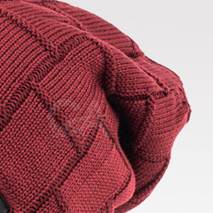 Clothable Industry Custom Logo Unisex Knitted <b>Beanies</b> <b>Hat</b>-Premium Cotton <b>Wool</b> Material Adjustable Head Circumference <b>Beanies</b> - Product Image 3
