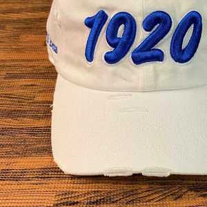 หมวกแก๊ป Zeta Phi Beta 1920 สีน้ำเงินปักลาย หมวกเบสบอลสำหรับชมรมนักศึกษา สายปรับได้ สไตล์ลำลองสำหรับผู้หญิง - Product Image 2