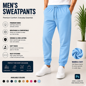 Pantalones Deportivos Personalizados de Corte Holgado para Hombre, Joggers de Felpa de Algodón Premium, Ropa Casual de Marca Privada, Fabricante de Ropa OEM - Product Image 3