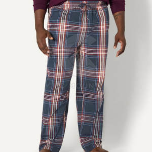 Conjunto de Pijama de Algodón para Hombre, Ropa de Dormir Cómoda para el Hogar, Corte Relajado, Suave y Transpirable, para Verano e Invierno - Product Image 5