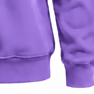 Sudadera de cuello alto para mujer, color morado amatista, manga larga, holgada, de forro polar, estilo casual, para invierno, ropa de calle, moda - Product Image 6