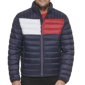 Pakistan Manufacturer 2026 Winter Puffer <b>Jackets</b> Custom Made Stand Collar Front Logo Wholesale for Sale - Product Image 1