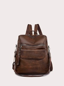 Prix raisonnable, sacs au design tendance, sac à dos pour ordinateur portable en cuir pour femmes, sac à dos en cuir imperméable de haute qualité, sacs personnalisés. - Product Image 5