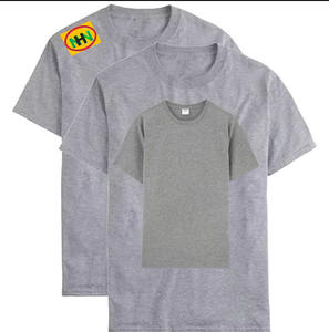 Camisetas para Hombre, Camiseta Lisa Negra con Cuello Redondo, Simple, para Gimnasio y Fitness, Venta al Por Mayor en Bangladesh - Product Image 1