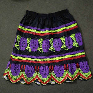 Jupe Insulaire Micronésienne Personnalisée, Tenue de Plage Polynésienne Hawaïenne, Broderie Florale Pohnpei, Jupe Insulaire Décontractée Respirante - Product Image 2