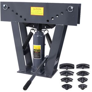 Dobladora Hidráulica de Tubos y Caños de 16 Toneladas Ajustable con 8 Matrices (1/2, 3/4, 1, 1 1/4, 1 1/2, 2, 2 1/2) para Fabricación de Sistemas de Escape - Product Image 1