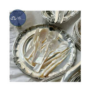 Cucharas de caviar de nácar de alta calidad, ecológicas, hechas a mano, vajilla de lujo, suministro al por mayor para exportación. - Product Image 1