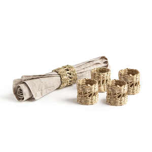 Anillo para Servilletas de Ratán Duradero, Materiales Naturales, Accesorio para Mesa de Comedor, Fabricante Mayorista, Sostenible, Ligero, Vietnam - Product Image 2