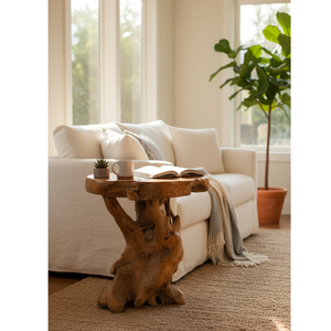 ARTERRA Premium <b>Rustic</b> Teak Root Handmade Artisan Antique Durable Coffee <b>Table</b> Living Room Furniture Luxury - Product Image 6