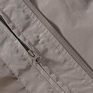 แจ็คเก็ตบอมเบอร์ผ้าแคนวาสแบบมาตรฐานสำหรับฤดูหนาว แจ็คเก็ตลำลองสไตล์สตรีทสำหรับผู้ชาย ดีไซน์ปักลายแบบนักบิน เหมาะสำหรับอากาศหนาว - Product Image 5