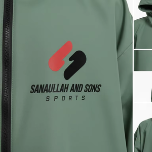 Men Long Swim Parka <b>Jacket</b> <b>Warm</b> <b>Waterproof</b> Hooded Sports Team Winter Coat Custom Wholesale Factory - Product Image 5