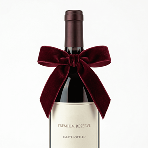 Wholesale 25mm Burgundy Wine Red Single Side Velvet Ribbon for Gift <b>Box</b> Wrapping <b>Sewing</b> Crafts Luxury Packaging Invitation Decor - Product Image 3