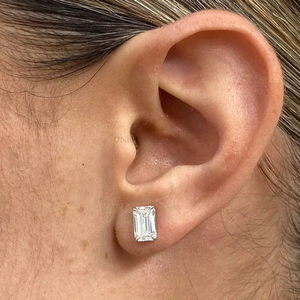 Luxury Lab Grown Diamond Earrings IGI Certified 10k 14k 18k Solid Gold High Clarity Yellow Rose White Gold Jewelry <b>Gift</b> For Wife - Product Image 1