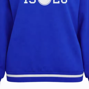 เสื้อสเวตเชิ้ตแขนยาวผ้าฝ้ายถักสีน้ำเงินล้วน รุ่น 1920 ของ Zeta Phi Beta สำหรับผู้หญิง คอกลม ผ้าฟลีซ ไม่เป็นขุย แห้งเร็ว - Product Image 3