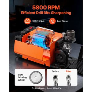 Afilador de Brocas MR 13A+ 3 15mm, Afilador Eléctrico con Ángulo de Punta Ajustable de 95 y 135 Grados, 5800 RPM de Alta Velocidad - Product Image 2