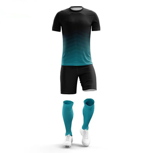 Custom Made Football Kits Sportwear Soccer Jersey Set Custom Color Logo Print Name Number Polyester Quick Dry Football Uniform - Product Image 4