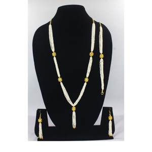 Ấn độ Bridal Jewelry <span class=keywords><strong>Set</strong></span> ngọc trai đặt ở mức giá thấp nhất Dubai Jewelry <span class=keywords><strong>Set</strong></span> thiết kế vòng cổ với bông tai vòng đeo tay - Product Image 6