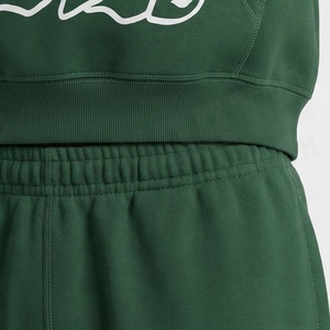 Ensemble de survêtement vert pour homme à capuche, longueur intégrale, en coton, style streetwear, avec imprimé 111 et logo, pour l'automne - Product Image 5