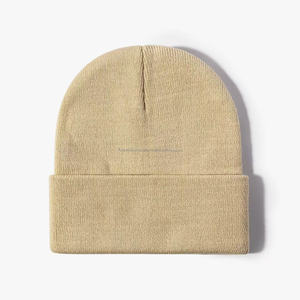 Gorro de Punto Unisex con Bordado Jacquard de Animales, 100% Acrílico, Color Sólido, Informal, para Invierno, para Adultos, 56-58 cm, Servicio OEM - Product Image 3