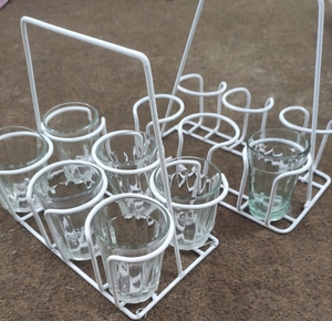 Ensemble de verres à shot avec support métallique, mini-support pour verres à shot, idéal pour les boissons de fête, les apéritifs et le service en cuisine - Product Image 2